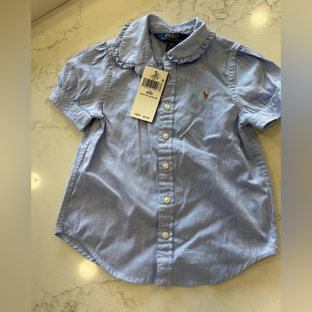 Polo by Ralph Lauren Blue Kids Shirt